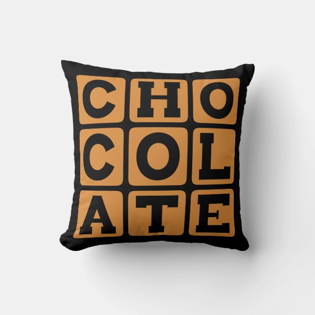 Choklad, Sött Efterrätt Kudde (Framsida)