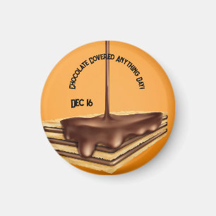 Choklad täckte alla dagar magnet