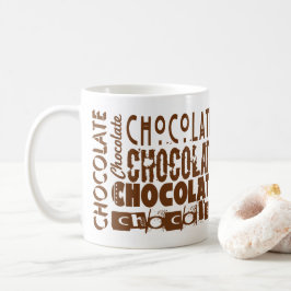 Choklad Typografi Konst Kaffe Muggar