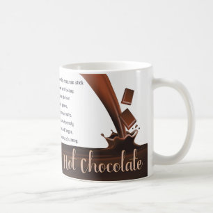 Choklad varm choklad, varm chokladgåvamugg kaffemugg