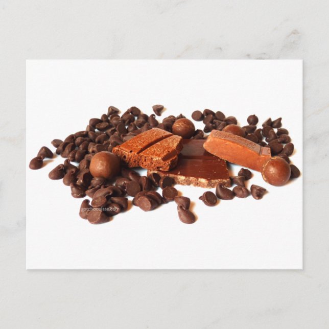 Choklad! Vykort (Framsida)