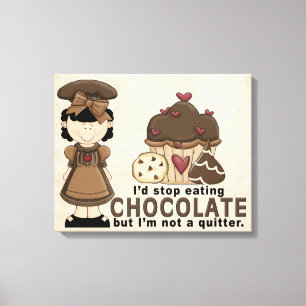 Choklad Wrapped Canvas