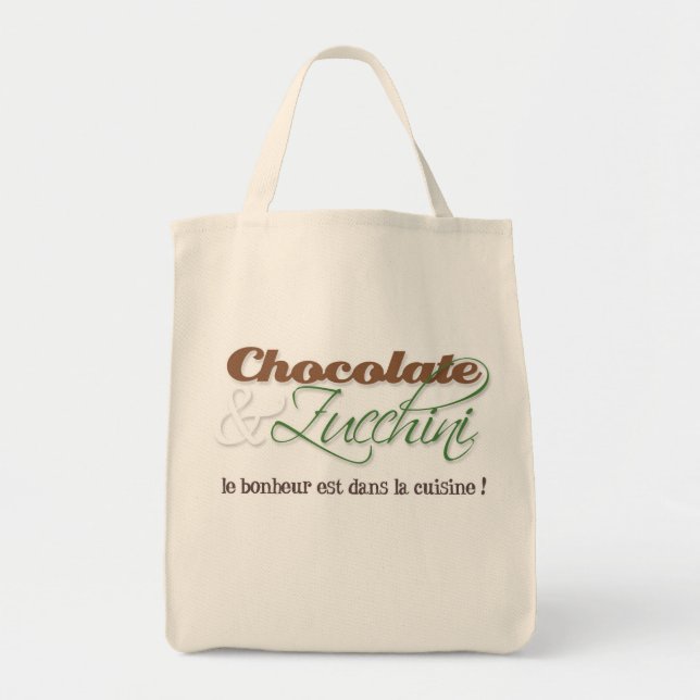 Choklad- & Zucchinitotot hänger lös Tygkasse (Framsidan)