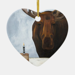 Chokladälg Julgransprydnad Keramik