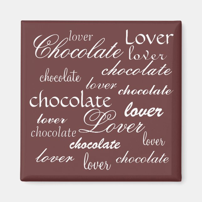 Chokladälskare Magnet (Framsidan)