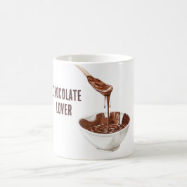 Chokladälskare Skål för sked Kaffemugg