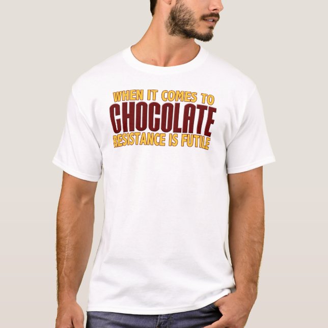 Chokladälskare T-shirt (Framsida)