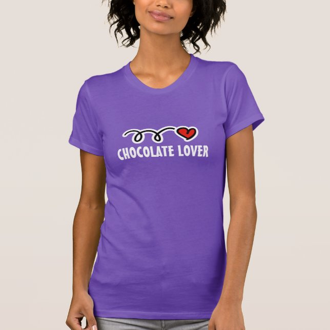 Chokladälskare t-shirt (Framsida)