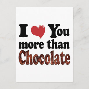 Chokladälskare Vykort