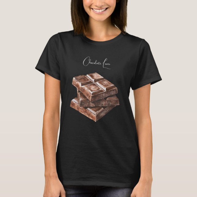 Chokladälskares Godisbar T Shirt (Framsida)