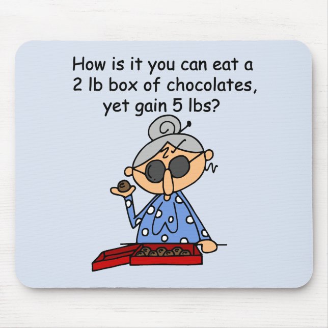 Chokladavkänning Musmatta (Framsidan)