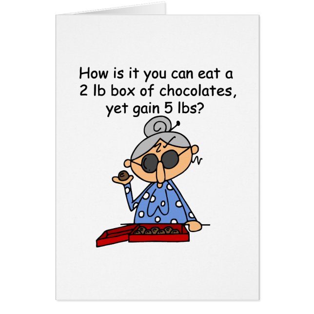 Chokladavkänning OBS Kort (Framsidan)