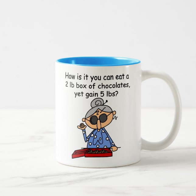 Chokladavkänning Två-Tonad Mugg (Höger)