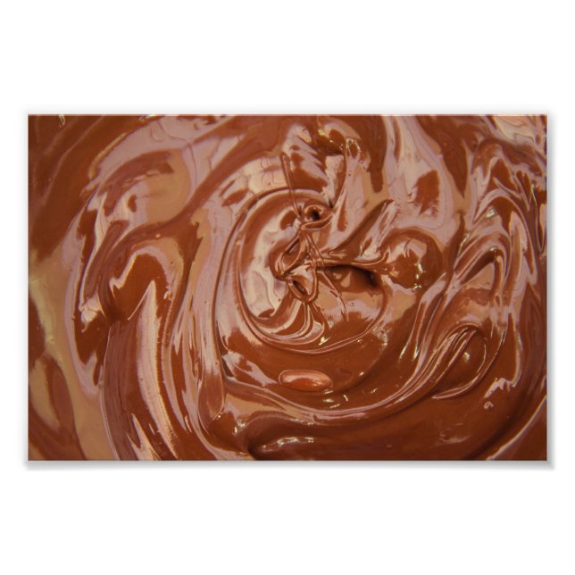 Chokladbakgrund Fototryck (Framsidan)