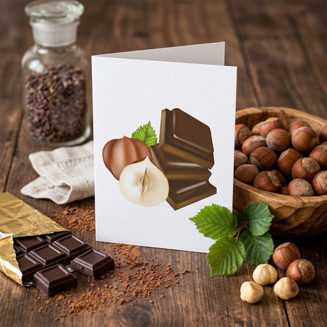 Chokladbitar Välkomstkort Kort (Skapare uppladdad)