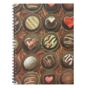 Chokladbox Anteckningsbok Med Spiral