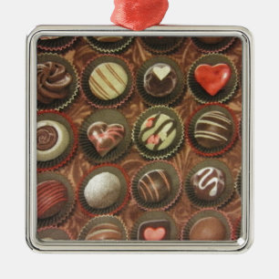 Chokladbox Julgransprydnad Metall