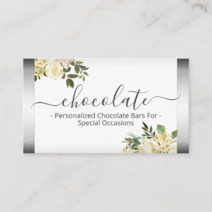 Chokladbröllopsfavoritskor födelsedag visitkort