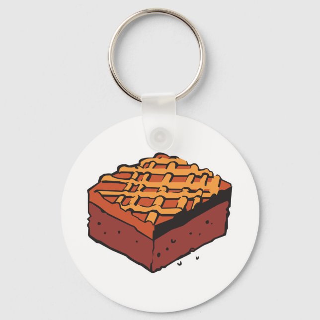 chokladbrownie nyckelring (Framsida)