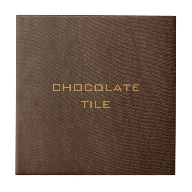 chokladbrun dehim kakelplatta (Framsidan)
