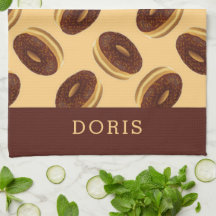 Chokladbrun duk mönster