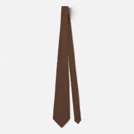 Chokladbrun enfärgad färg slips
