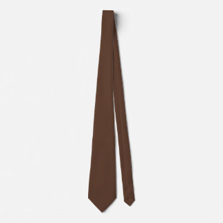 Chokladbrun enfärgad färg slips