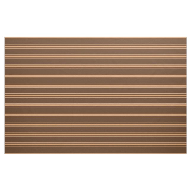Chokladbruna ränder anpassat tyg (Yard)