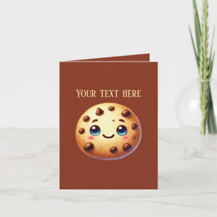 chokladchipscookie anpassningsbara bagerileverantö kort