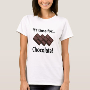 Chokladchoklad Det är dags för choklad T Shirt