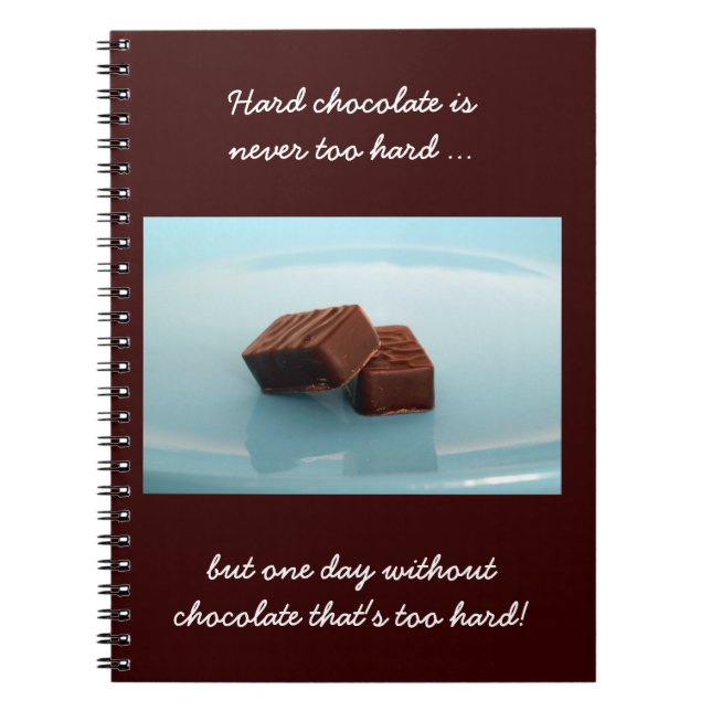 chokladcitat anteckningsbok (Framsidan)