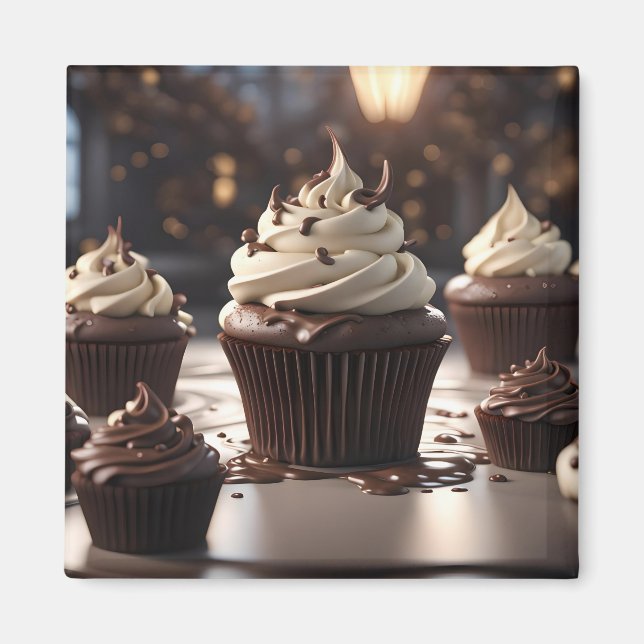 Chokladcupcakes Magnet (Framsidan)
