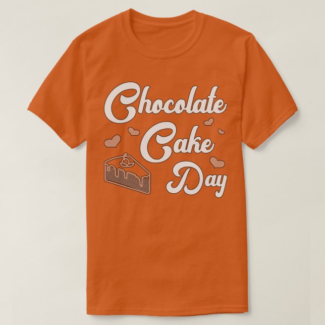 Chokladdagen Dessert Sweet Delicious (1) T Shirt (Design framsida)