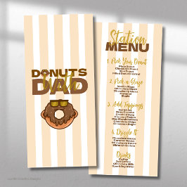Chokladdonuts med pappa - Fars dag-firande Meny