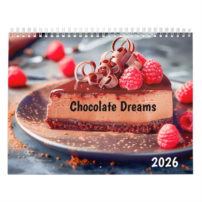 Chokladdrömmar 2026 – Ett år av sött frestelse Kalender (Omslag)