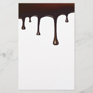 Chokladdroppandeuppsättning Brevpapper