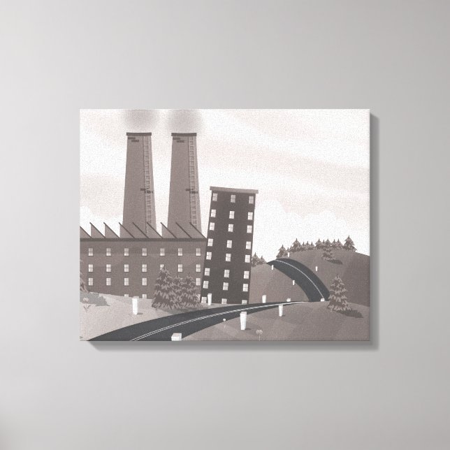 Chokladfabrik Canvastryck (Framsida)
