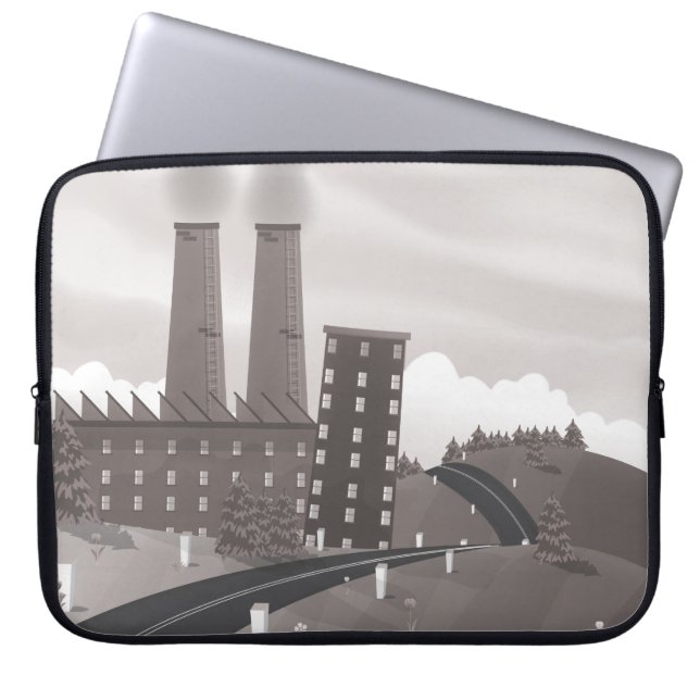 Chokladfabrik Laptop Fodral (Framsidan)