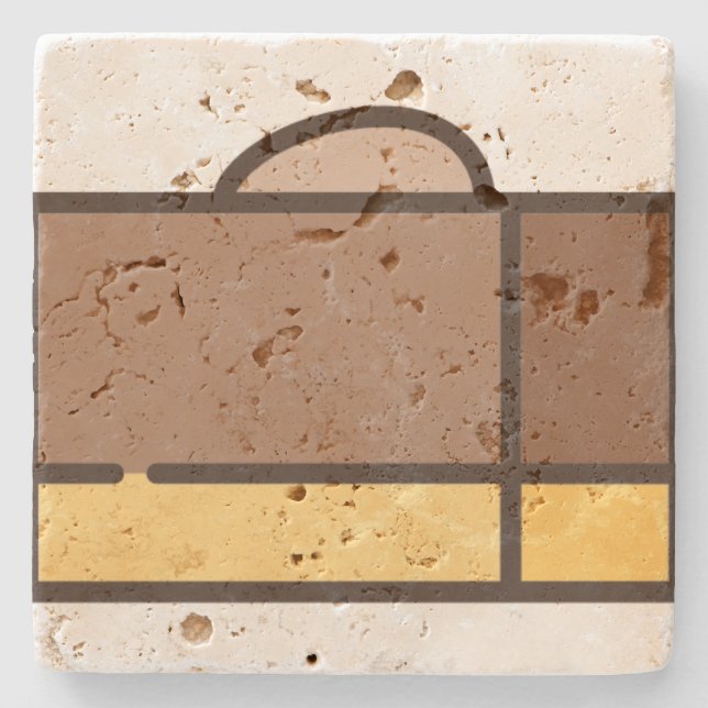 chokladfuska stenunderlägg (Framsidan)