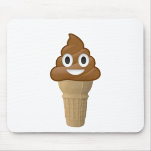 Chokladglass eller är det? Roligt med Emoji Musmatta