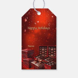 Chokladgodis presentetikett