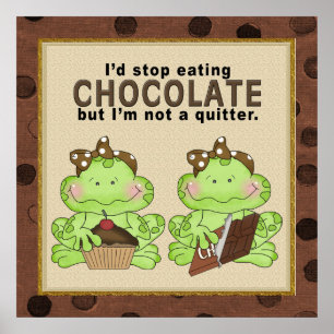 Chokladgrodaaffisch Poster