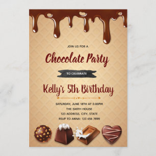 Chokladhimlen festinbjudan inbjudningar