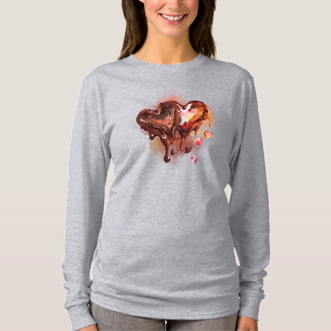Chokladhjärtan T Shirt (Framsida)