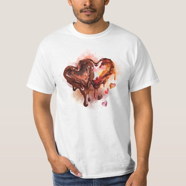 Chokladhjärtan T Shirt (Framsida)