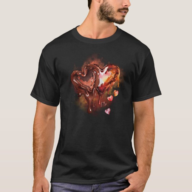 Chokladhjärtan T Shirt (Framsida)