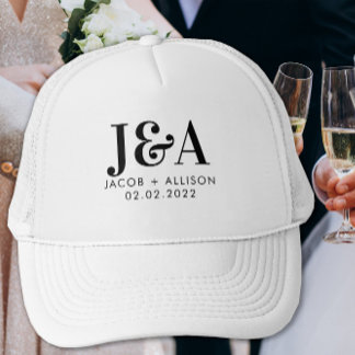 chokladhonungsförmån för monogram elegant keps