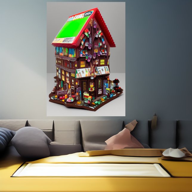Chokladhuset | AI Art Poster (Skapare uppladdad)