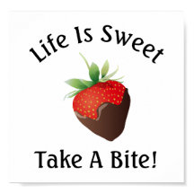 Chokladjordgubbe Poster