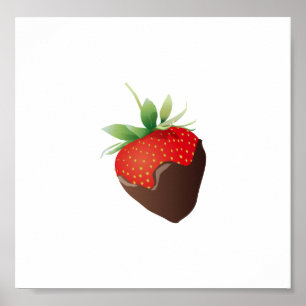 Chokladjordgubbe Poster